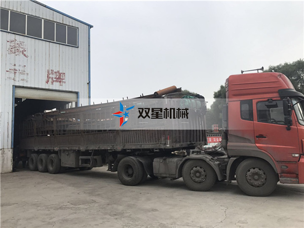 皓星廢<a href='http://m.jlysxjy.com/' target='_blank'><span>金屬粉碎機(jī)</span></a>設(shè)備生產(chǎn)線發(fā)貨現(xiàn)場